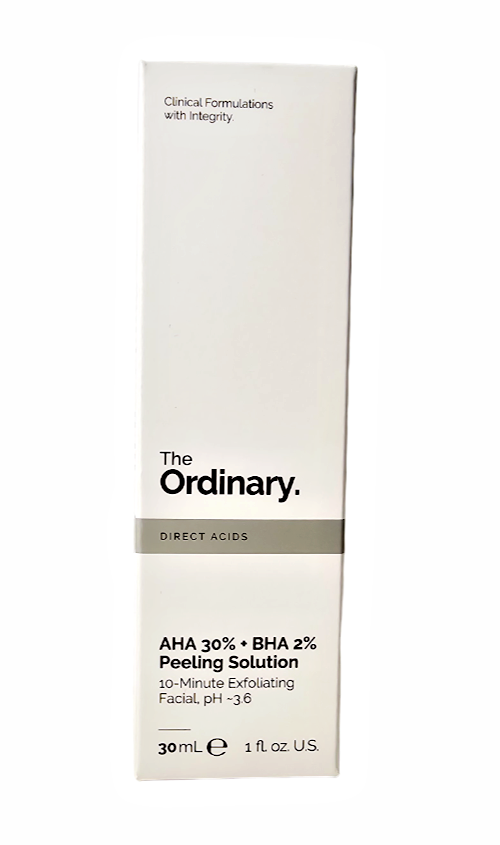 The Ordinary AHA 30% + BHA 2% Exfoliating Solution 30ml New & Original Packaging