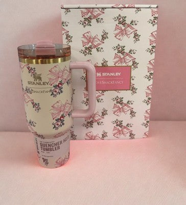 Stanley X Love Shack Fancy Quencher 40oz Tumbler - Rosa Beaux Pink 🌸 Limited