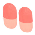 Ice Roller Mold, 2pcs Portable Easy To Use Shrink Pore Ice Facial Roller Soft for Women for Home (Pink)