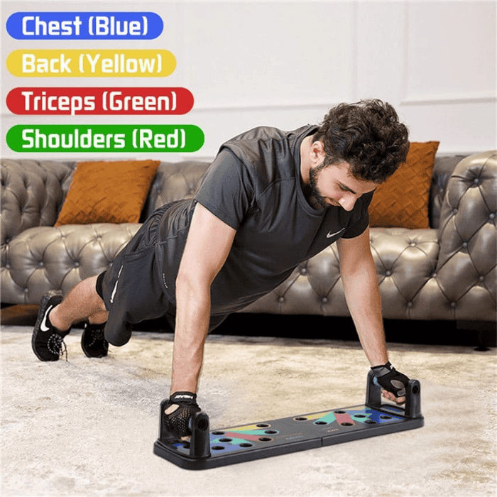 Versatile Foldable Push-Up Board with Ergonomic Handles – 63cm