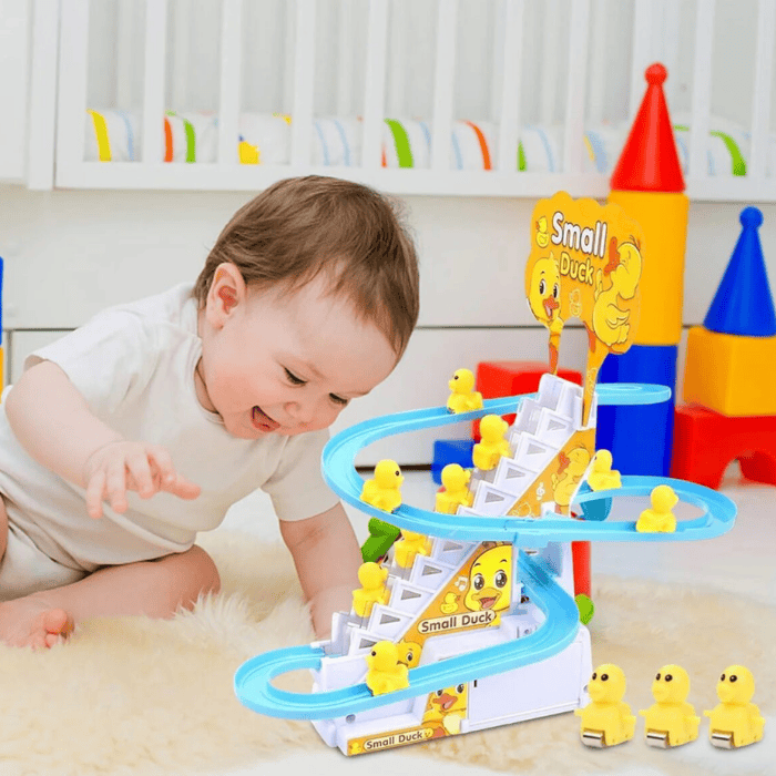 Musical Duck Sliding Track Toy | Fun & Educational Gift