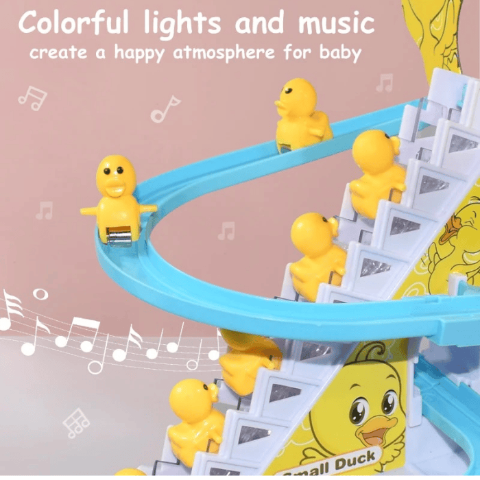 Musical Duck Sliding Track Toy | Fun & Educational Gift