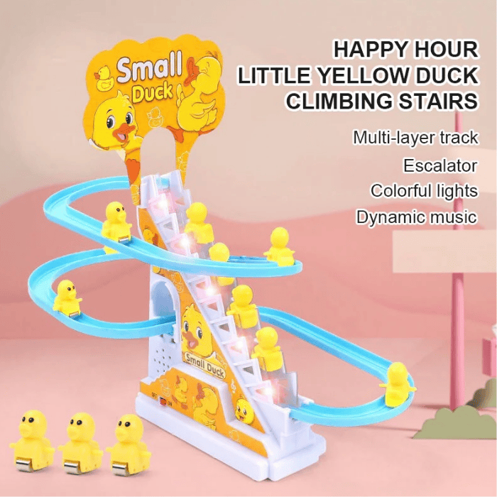 Musical Duck Sliding Track Toy | Fun & Educational Gift