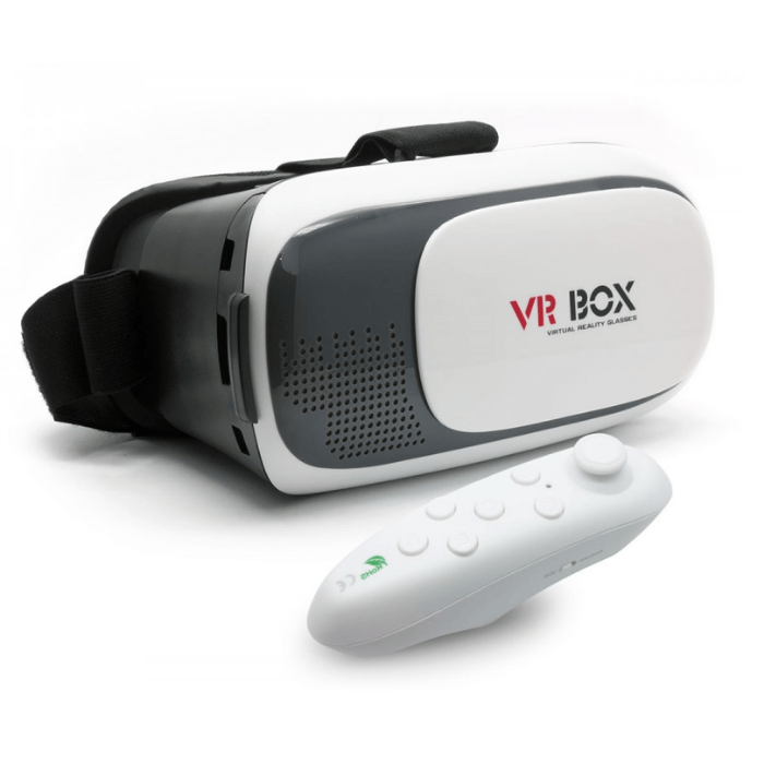 Affordable VR Box Headset with Bluetooth Controller - Immersive VR